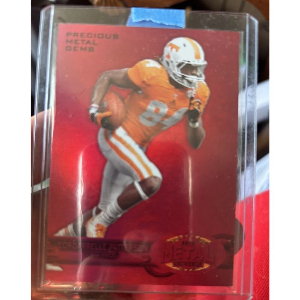 Cordarrelle Patterson Red PMG /100 2013 Fleer Retro 1997-98 Precious Metal Gems